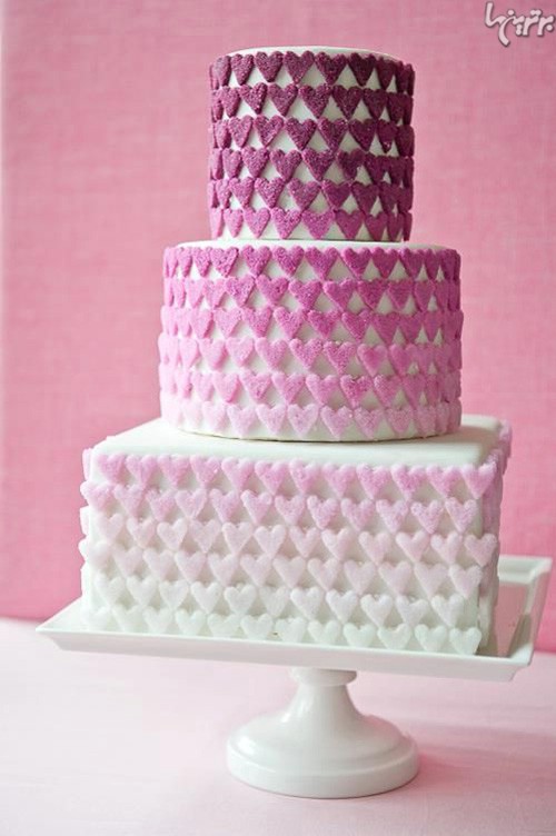 کیک های عروسی رمانتیک و زیبا (2)