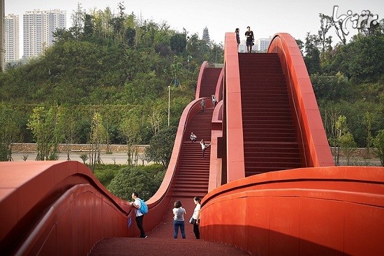 پل خلاقانه در چین با الهام از نوار موبیوس