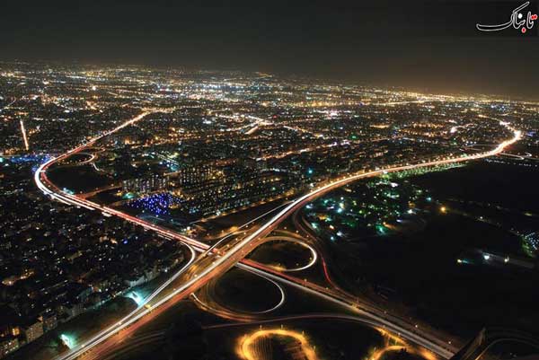 عکس؛ شب‌ تاب‌ های تهران از فراز برج‌ میلاد