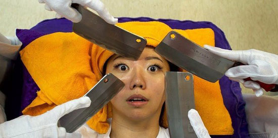 ماساژ چاقو در تایوان!