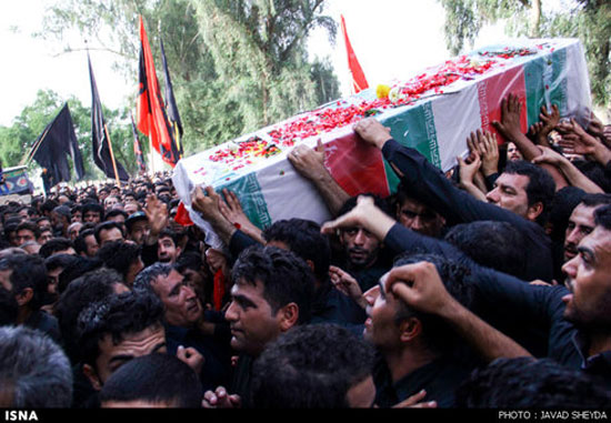 عکس: مراسم تشییع شهدای حادثه دزفول
