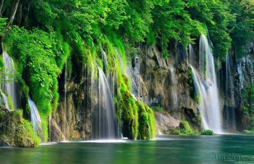 آبشار های رویایی دریاچه پلیتویچ +عکس