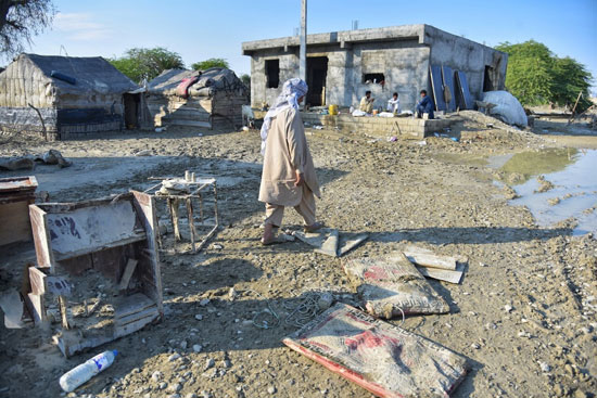 روستا‌های گرفتار در سیلاب بلوچستان