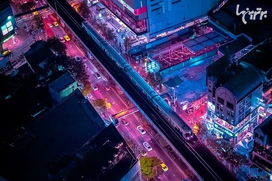 شب‌های نئونی خیابان‌های بانکوک