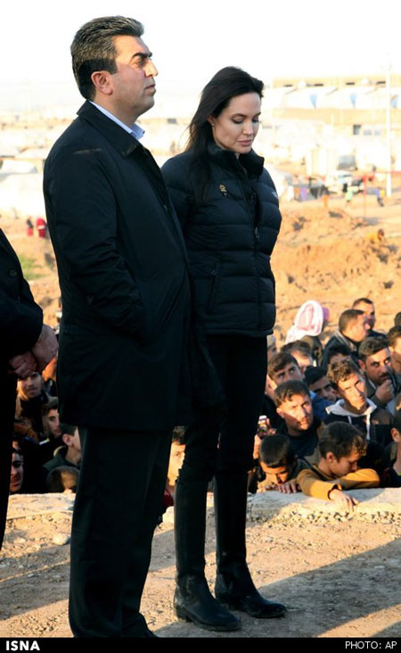 تصاویری از حضور آنجلینا جولی در عراق