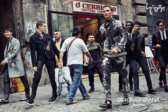کمپین تبلیغاتی «دولچه و گابانا»، لباس های مردانه