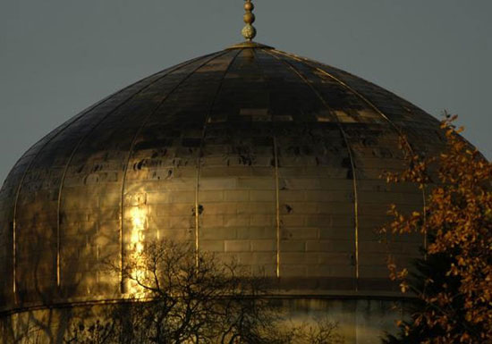 مسجد گنبد طلایی در لندن +عکس