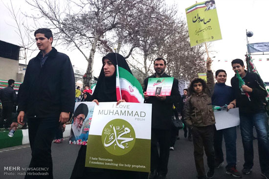 اولین عکس ها از راهپیمایی 22 بهمن در تهران