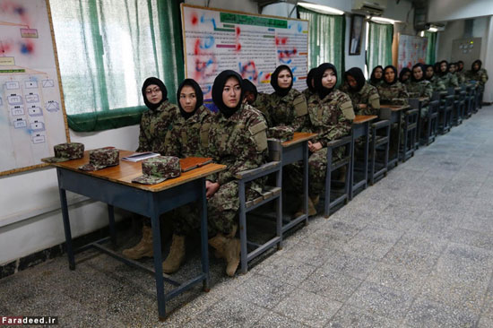 پادگان آموزشی زنان در افغانستان