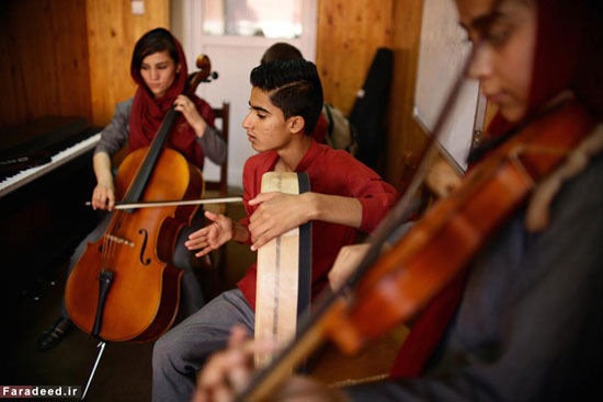 آکادمی موسیقیِ کودکان‌ کار در کابل +عکس