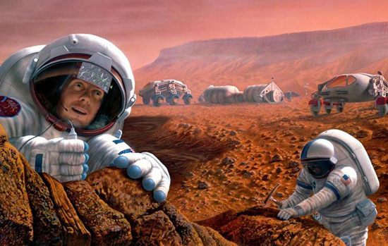 چند سال دیگر انسان روی مریخ قدم می گذارد؟
