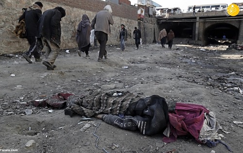 تصاویری غم‌انگیز از معتادان متجاهر افغانستانی