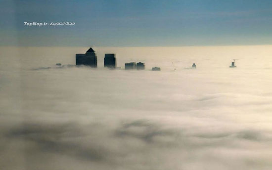 مه غلیظ در بریتانیا +عکس