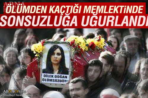 عکس: کشته شدن دختر جوان در ترکيه