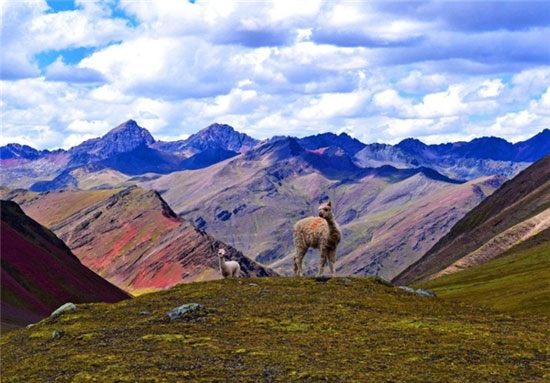 کوه‌های رنگی در پرو