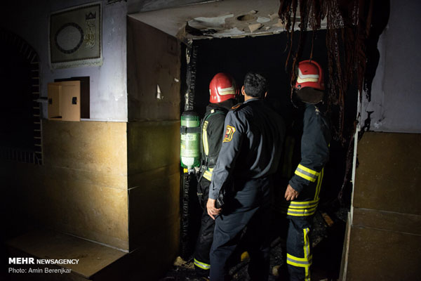 سینما بهمن شیراز در آتش سوخت