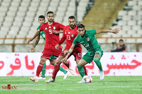 دیدار تیم‌های ملی فوتبال ایران و بولیوی