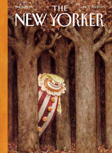 جلد پر سر و صدای مجله نیویورکر علیه ترامپ