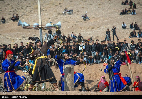 بزرگترین تعزیه میدانی کشور در صحرا رود فسا - شیراز