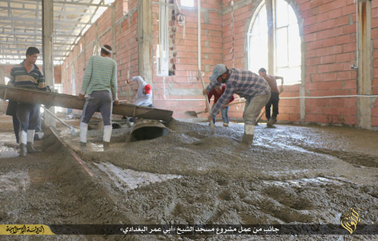 تصاویری از افتتاح مسجد ابوعمر البغدادی