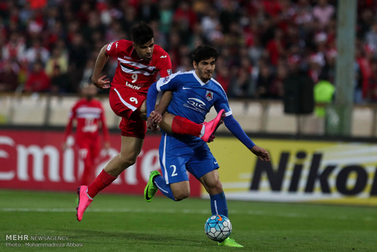 دیدار تیم‌های فوتبال پرسپولیس و الریان قطر