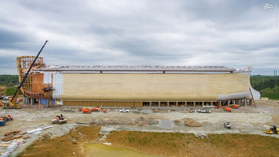 ساخت کشتی نوح در آمریکا +عکس