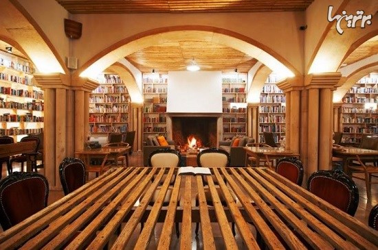 هتلی که بیش از ۵۰ هزار جلد کتاب دارد