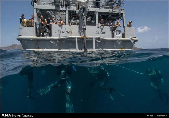 آموزش‌های نظامی در زیر آب +عکس