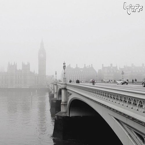 زیبایی اثیری لندن در مه +عکس