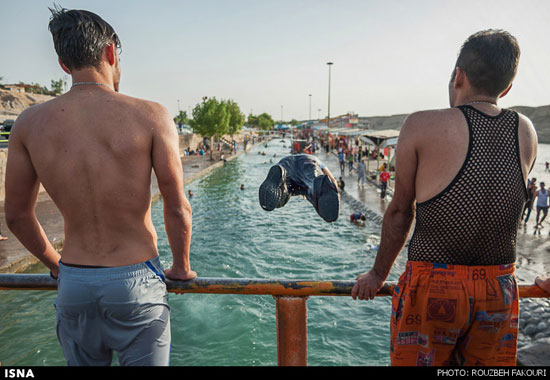 آبتنی در رودخانه‌ی دز - دزفول