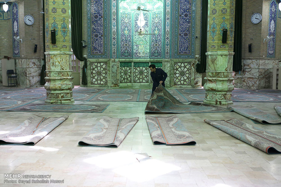 عکس: مسجد جمکران در آستانه ماه رمضان