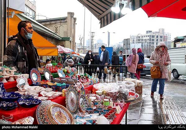 تصاویر؛ حال و هوای تهران در آستانه نوروز ۱۴۰۰