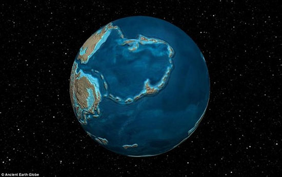 نقشه زمین در ۶۰۰ میلیون سال گذشته