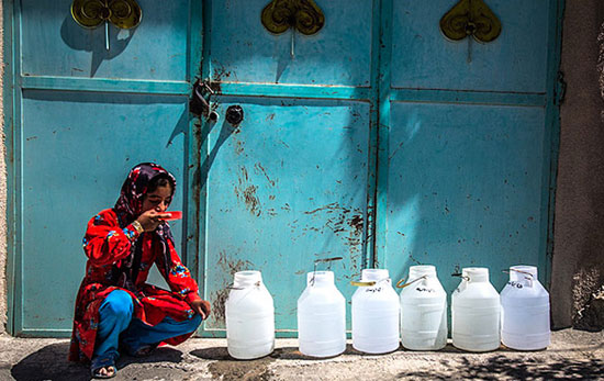 عکس: زندگی با هفته‌ای یک بار استفاده از آب