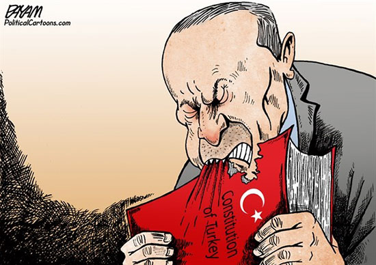 کاریکاتور: شیرین کاری جدید اردوغان!