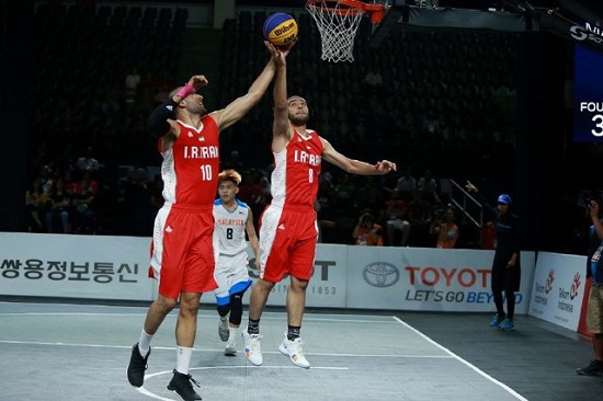 اولین برد تیم بسکتبال سه نفره ایران در جاکارتا
