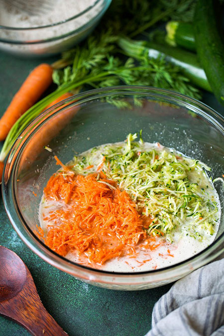 طرز تهیه مافین هویج و کدوسبز؛ برای تابستانی شیرین