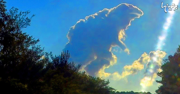 هنرنمایی ابرها را در آسمان ببینید