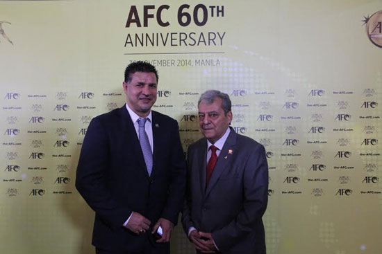 عکس: دو اسطوره تاریخ فوتبال ایران در AFC