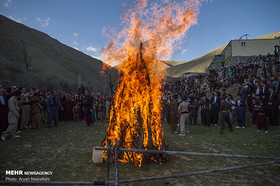 برگزاری «جشن نوروز» در روستاهای کردستان