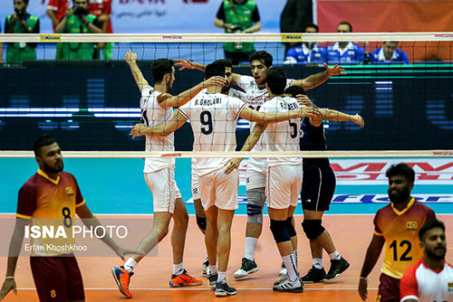 شروع قدرتمندانه والیبال ایران در قهرمانی آسیا