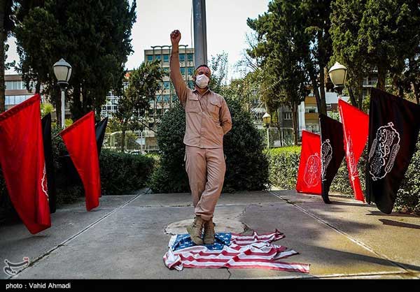 تصاویرِ افتتاح حسینیه در سفارت سابق آمریکا