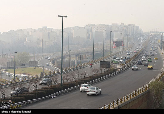 عکس: نفس تهران بُرید!