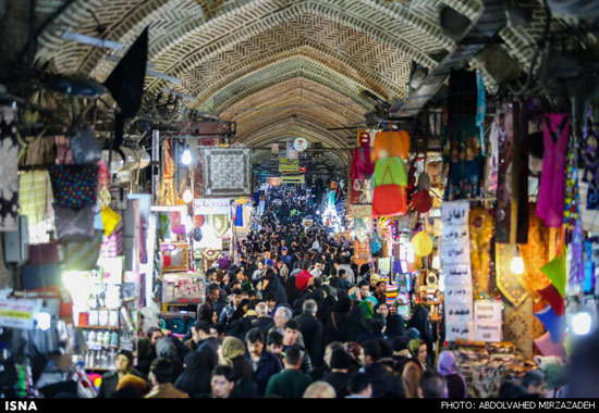 عکس: جنب و جوش بازار تهران در دقیقه 90