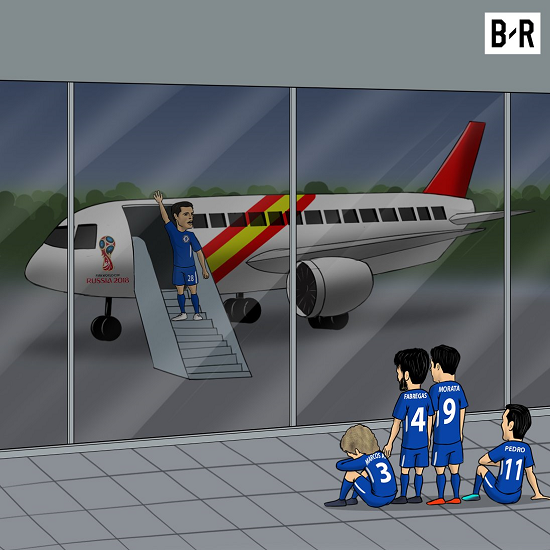 کاریکاتور: ۴ ستاره چلسی از جام جهانی جا ماندند