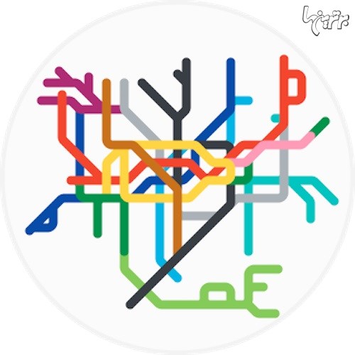 نقشه جالب متروی شهرهای مختلف جهان