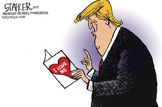 کاریکاتور: ولنتاین ترامپ!