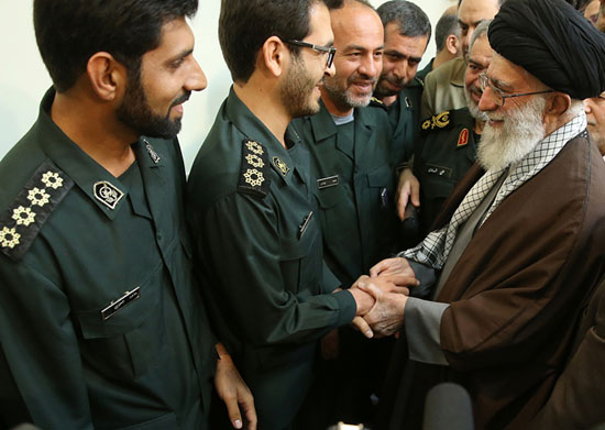 عکس: دیدار غیور مردان سپاه با رهبر انقلاب