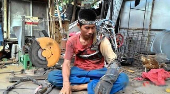 زندگی مصنوعی پسر اندونزیایی +عکس