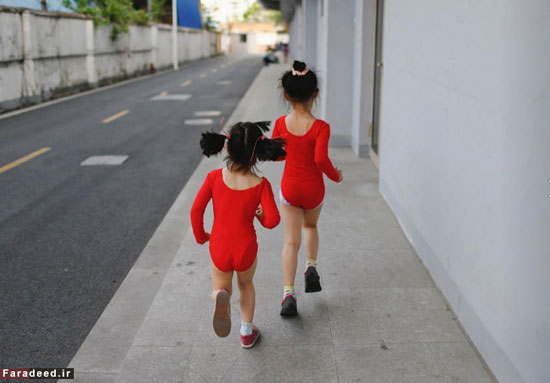 تربیت کودکان چینی برای المپیک +عکس